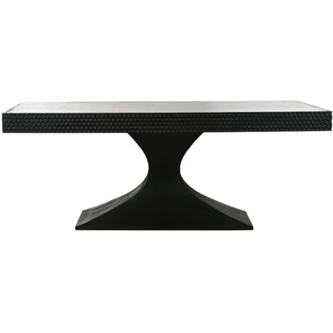 Mesa Comedor Madera Marmol 200X100X76 Travertino