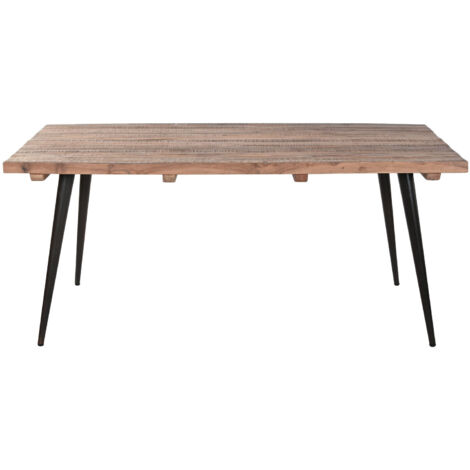 Mesa Comedor Madera Reciclada Hierro 180X90X76