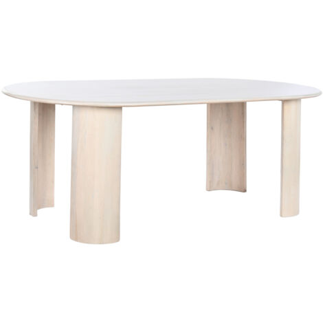 Mesa Comedor Mango 200X100X76 Blanco MB205731