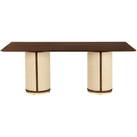 Mesa Comedor Mango Fibra 200X100X76 Natural