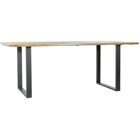 Mesa Comedor Mango Metal 200X100X76 Natural