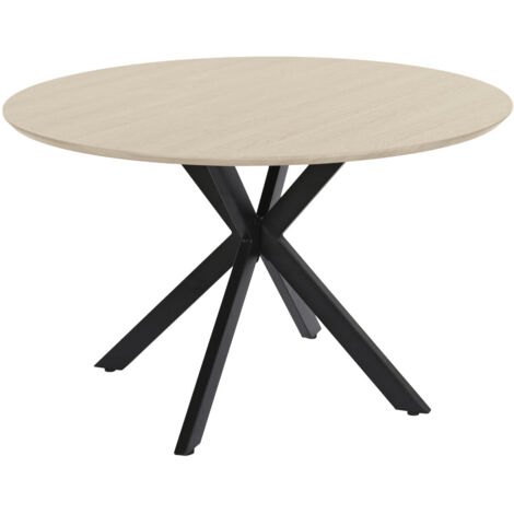 Mesa Comedor Mdf 120X120X75 Para 4-6 Personas