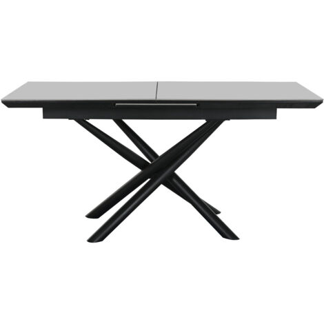 Mesa Comedor Metal Ceramica 160X90X76 200 Ext Gris