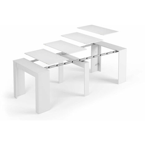 Mesa comedor Paris 5 posiciones. 90x50 cm extensible hasta 237x90 cm.