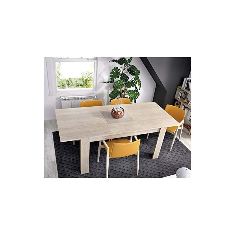

Mesa comedor Pranzo extensible de 140cm hasta 191cm de 90cm de ancho NATURAL