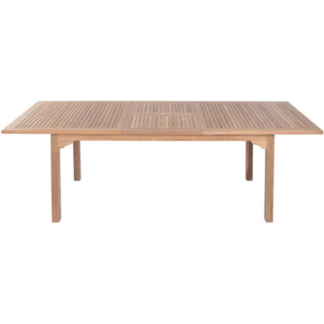 Mesa Comedor Teca 180X100X75 Extensible A 240 Cm