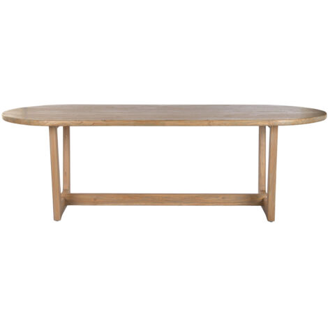 Mesa Comedor Teca Maciza 240X100X76 Decape Gris