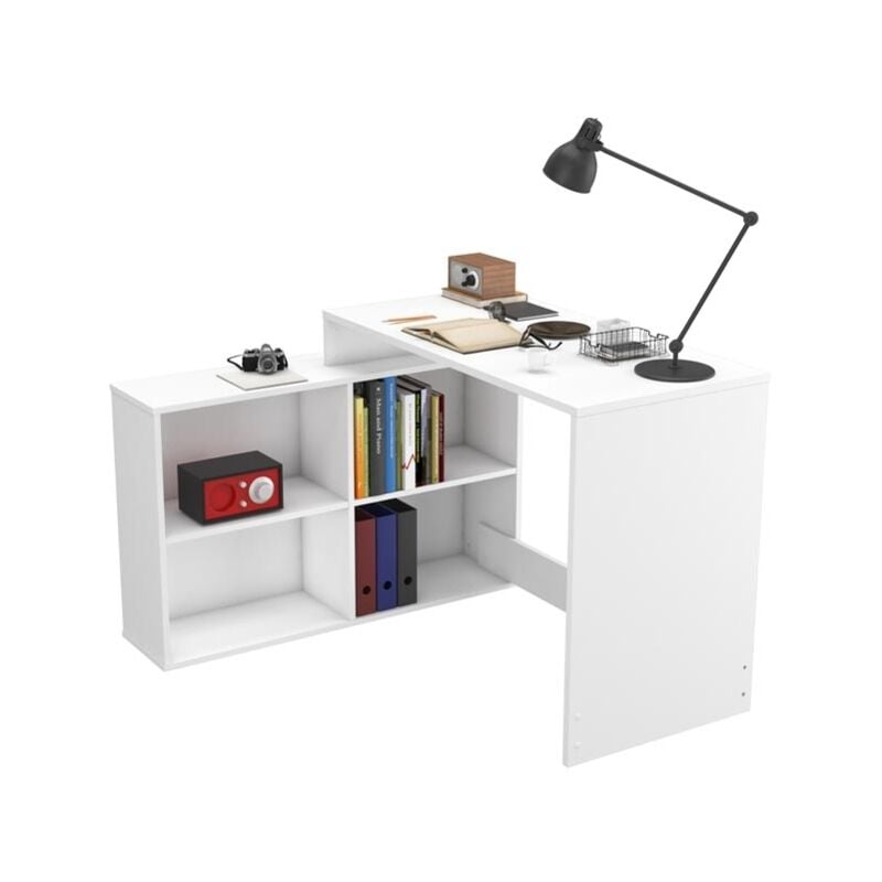 

Befara - MESA CON ESTANTES KAPPA - Blanco - Blanco
