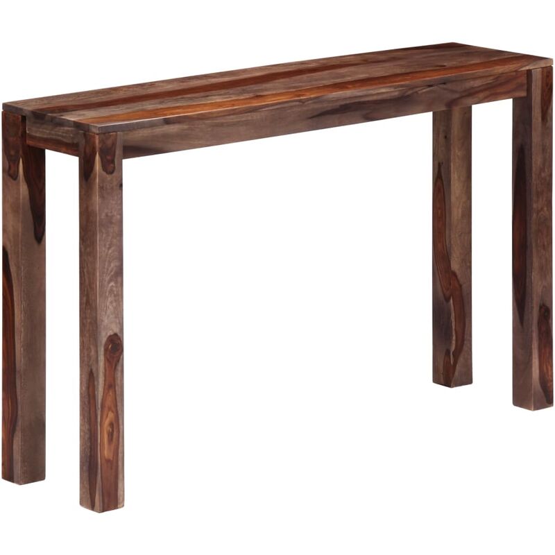 

Mesa consola 120x30x76 cm madera maciza de sheesham gris
