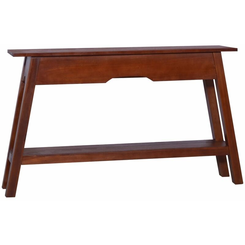 

Mesa consola clásica de madera maciza caoba marrón 120x30x75cm