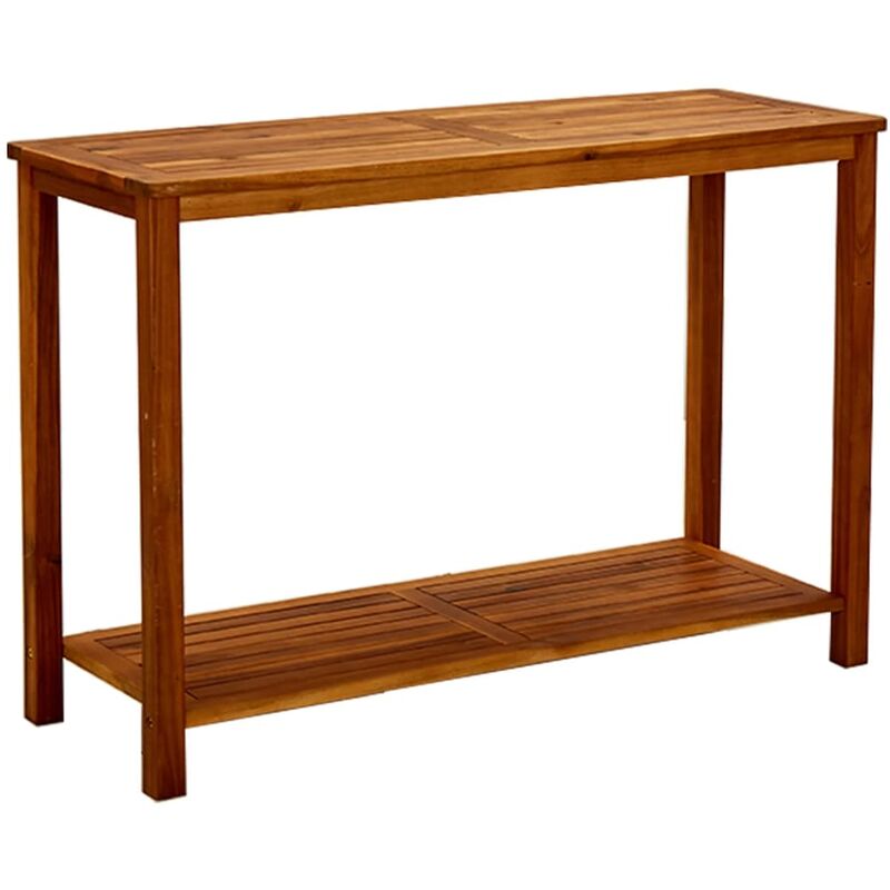 

Mesa consola de jardín madera maciza de acacia 110x40x75 cm