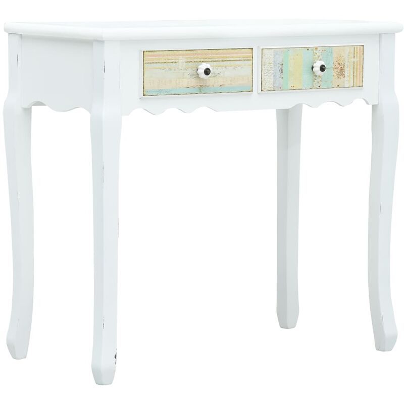 

Madera Mesa Consola Blanca 80x40x74 cm - Blanco - Vidaxl