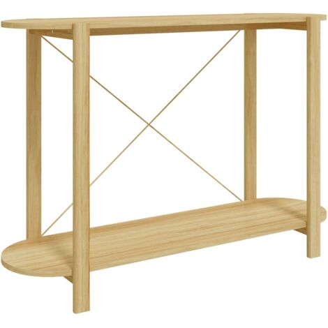 Mesa consola de madera contrachapada 110x38x75 cm vidaXL