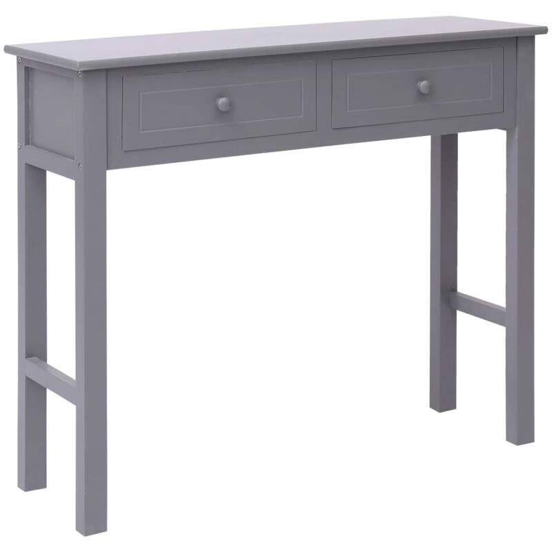 

Mesa Consola de Madera 90x30x77 cm Gris - Gris - Vidaxl