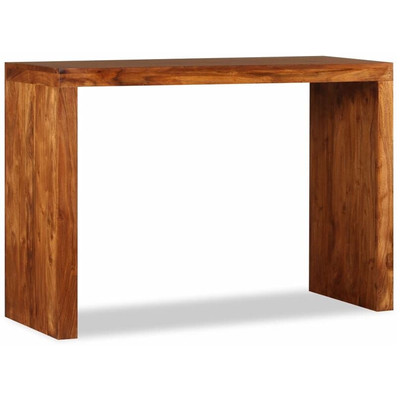 

Mesa consola de madera maciza acabado de sheesham 110x40x76 cm