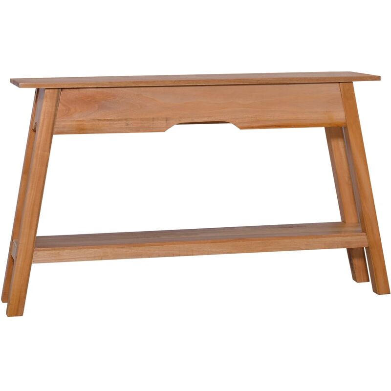 

Mesa consola de madera maciza de caoba 120x30x75 cm