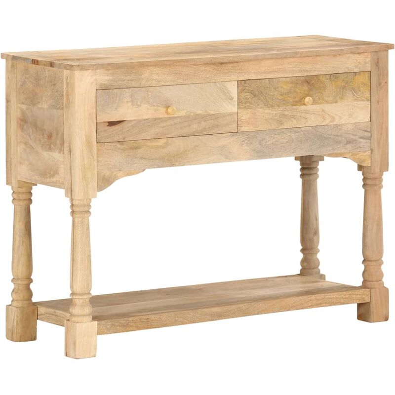 

Mesa consola de madera maciza de mango 100x35x76 cm - Marrón - Vidaxl