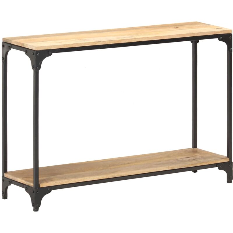 

Mesa consola de madera maciza de mango 110x30x75 cm