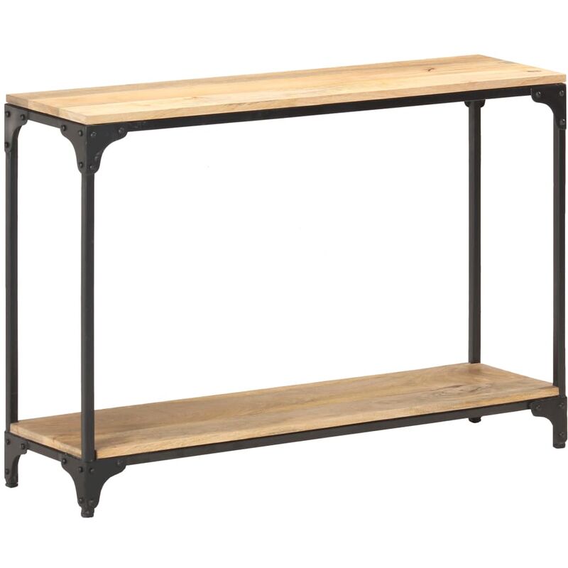

Mesa consola de madera maciza de mango 110x30x75 cm - Marrón