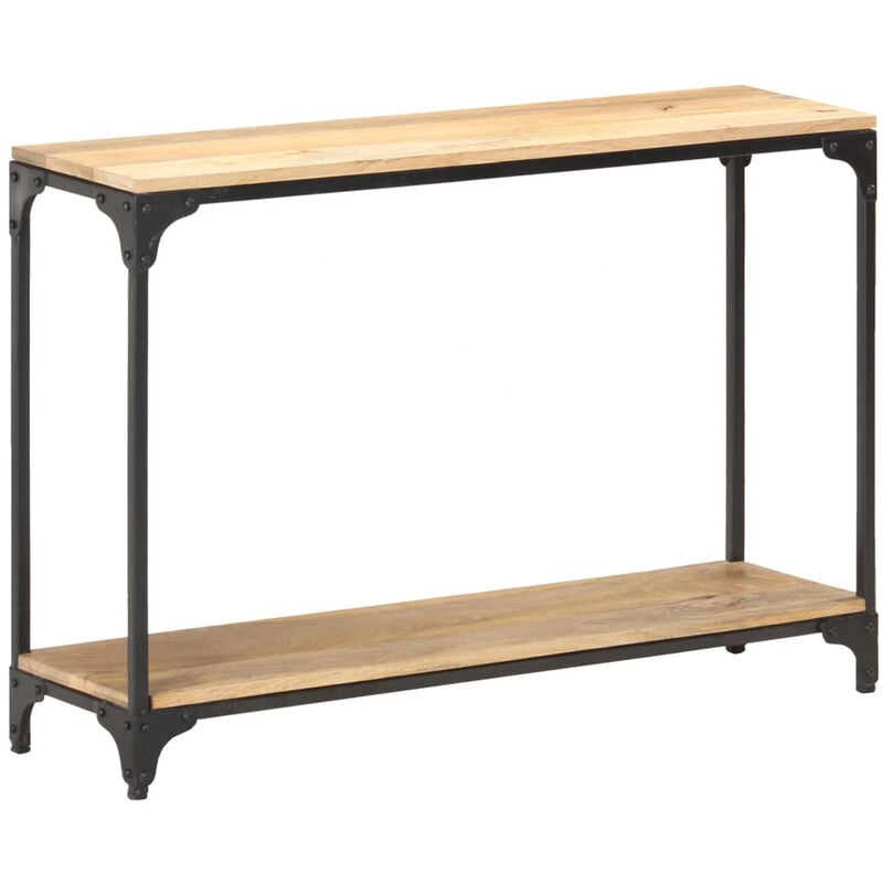 

Mesa consola de madera maciza de mango 110x30x75 cm