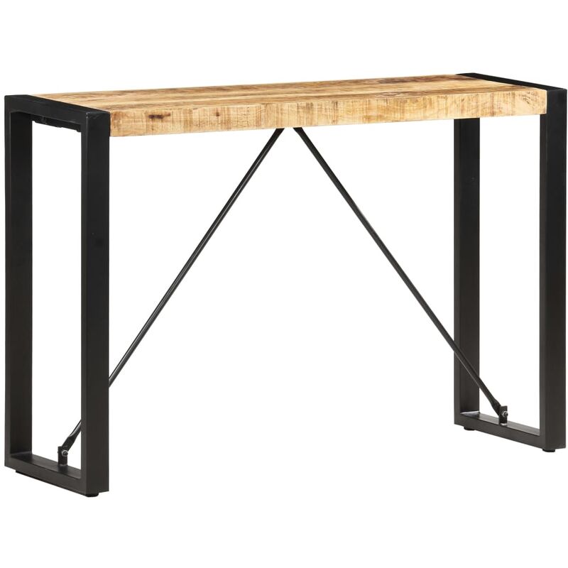 

Mesa consola de madera maciza de mango 110x35x76 cm
