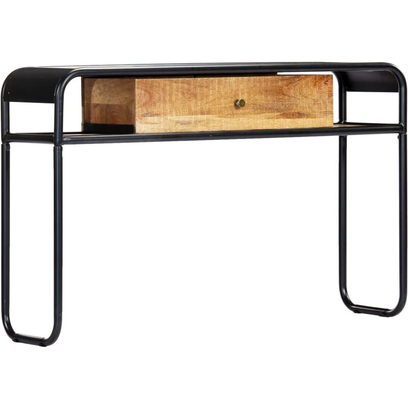 

Mesa consola de madera maciza de mango 118x30x75 cm