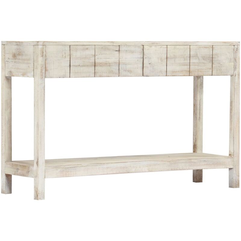 

Mesa consola de madera maciza de mango 120x35x75 cm