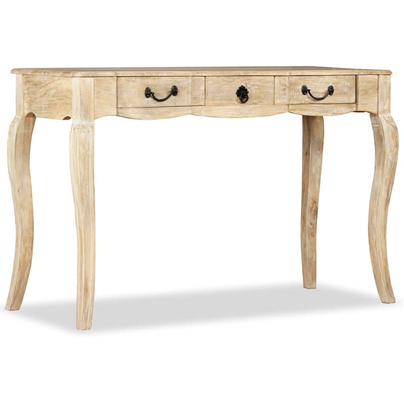 

Mesa consola de madera maciza de mango 120x50x80 cm