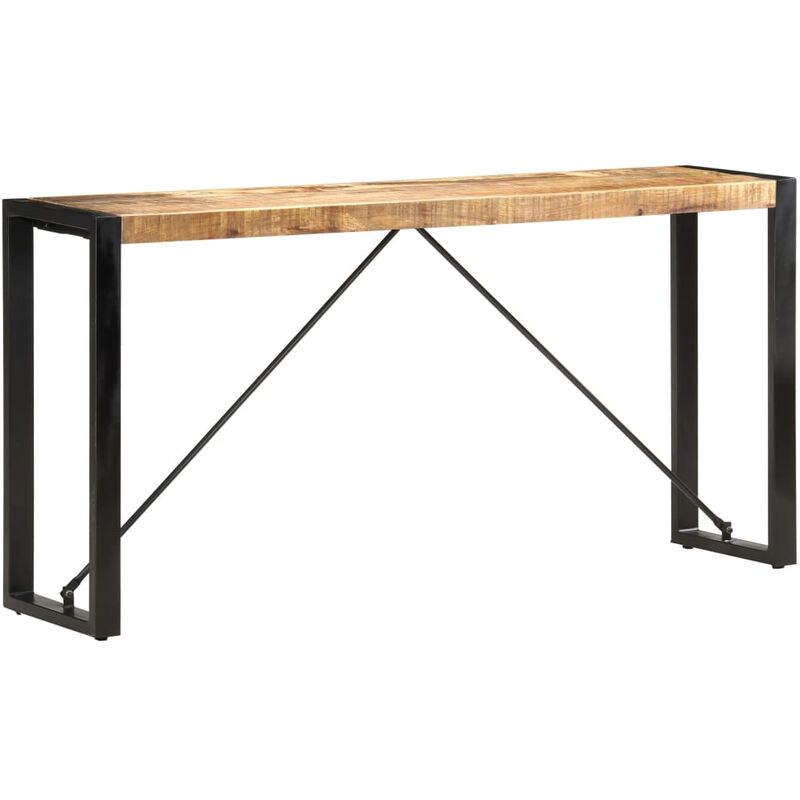 

Youthup - Mesa consola de madera maciza de mango 150x35x76 cm - Marrón