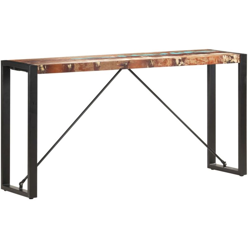 

Mesa Consola de Madera Maciza Reciclada 150x35x76 cm - Marrón - Vidaxl