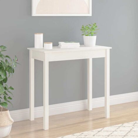 Mesa consola de madera maciza de pino  80x40x75 cm