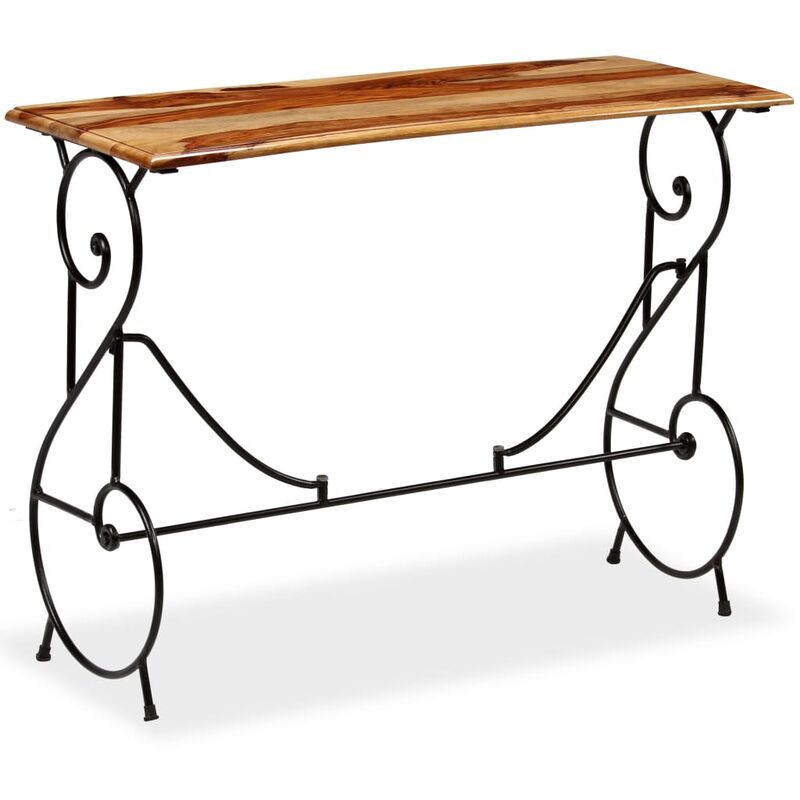

Mesa consola de madera maciza de sheesham 100x40x75 cm