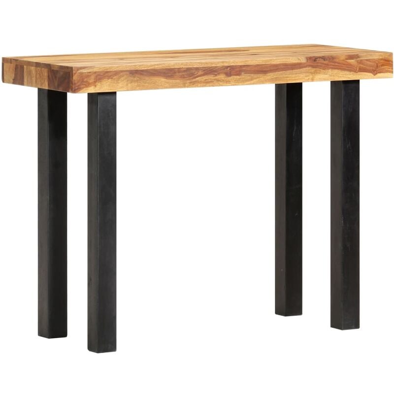 

Mesa consola de madera maciza de sheesham 100x40x76 cm