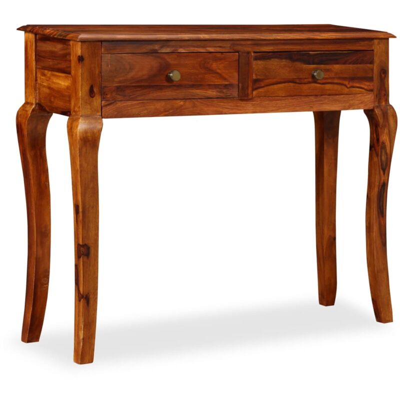 

Mesa consola de madera maciza de Sheesham 90x32x76 cm - Marrón - Vidaxl