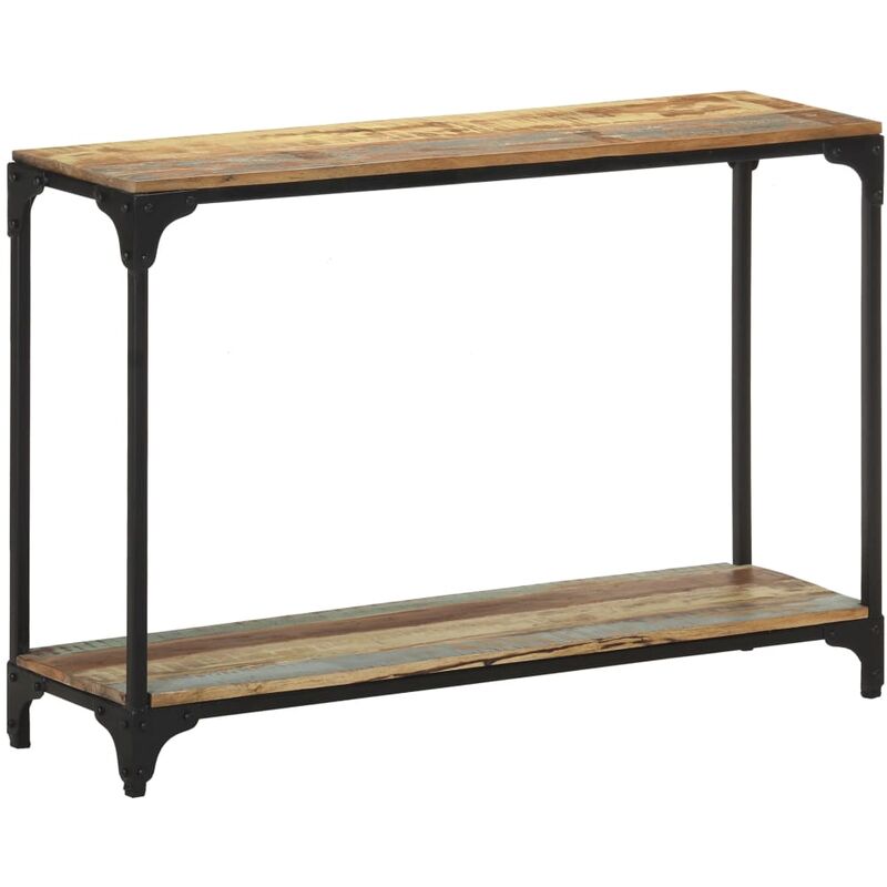 

Mesa consola de madera maciza reciclada 110x30x75 cm