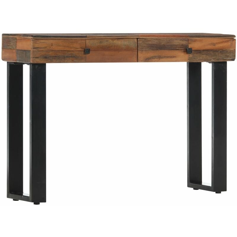 

Mesa consola de madera maciza reciclada 110x30x76 cm