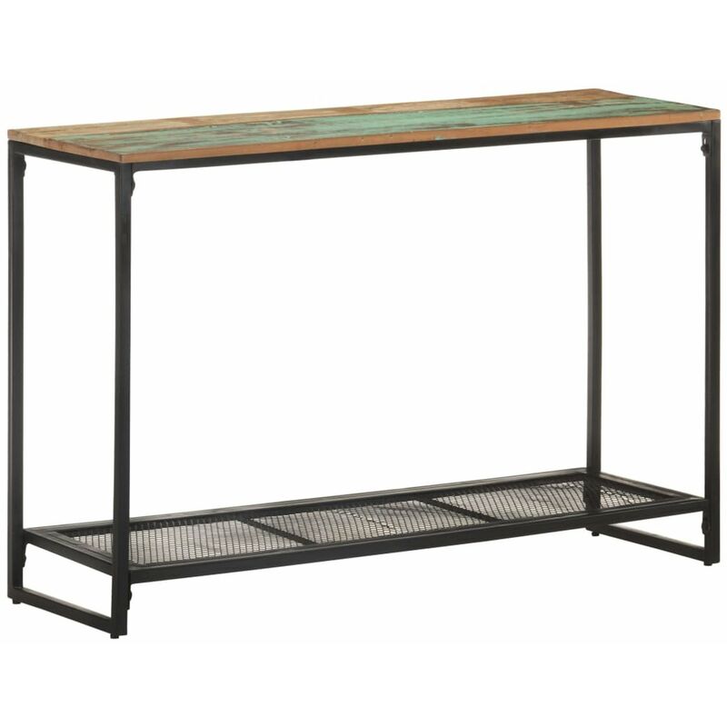 

Mesa consola de madera maciza reciclada 110x35x75 cm