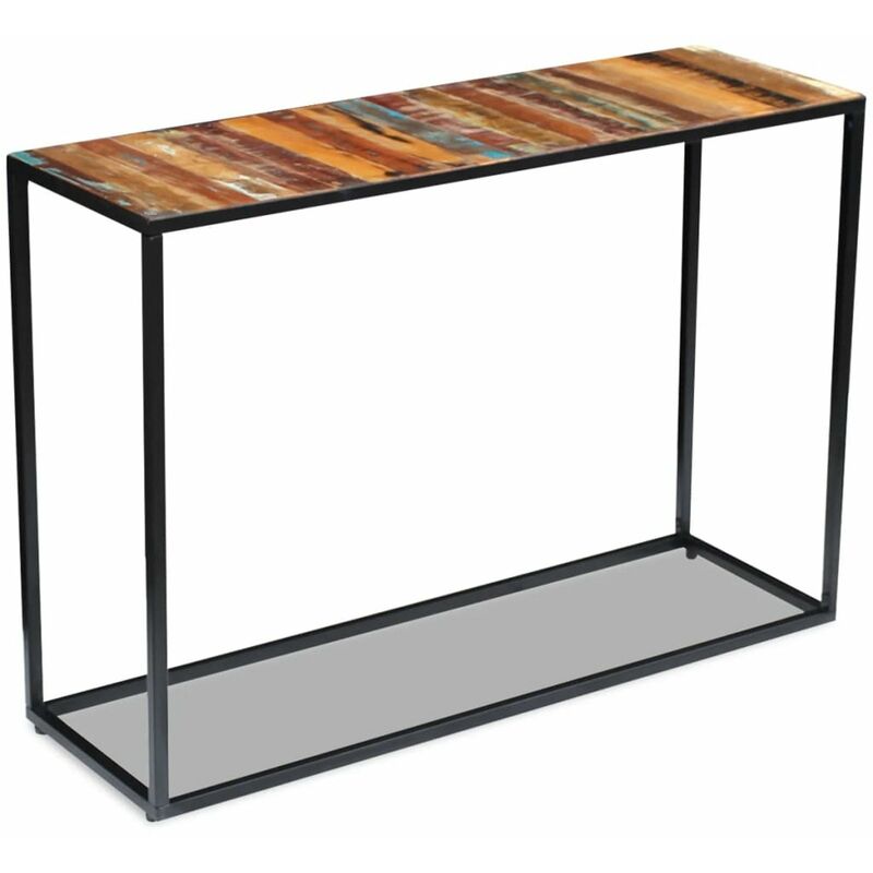 

Mesa consola de madera maciza reciclada 110x35x76 cm