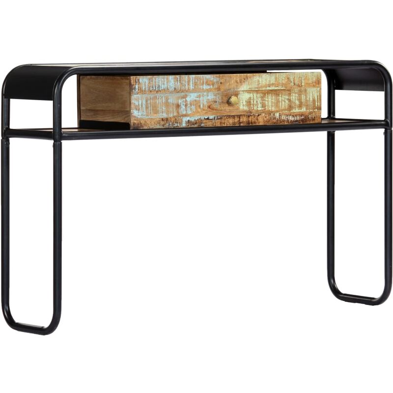 

Mesa consola de madera maciza reciclada 118x30x75 cm