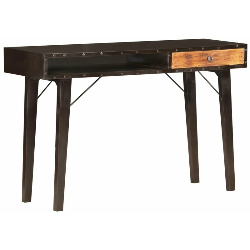 

Mesa consola de madera maciza reciclada 118x35x76 cm
