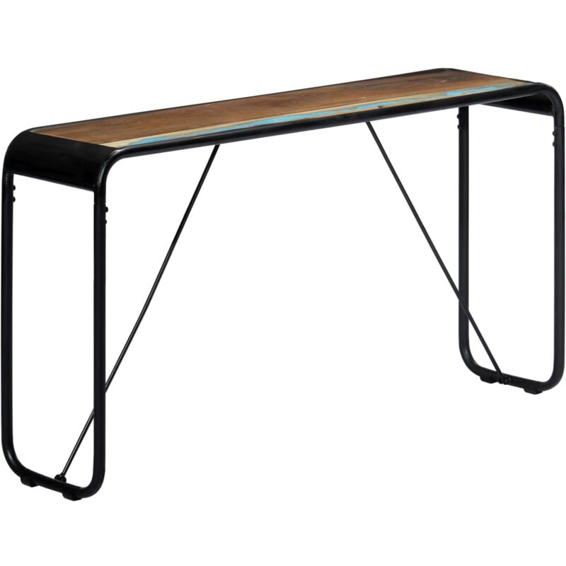 

Mesa Consola 140x35x76 cm de Madera Maciza Reciclada - Multicolor - Vidaxl