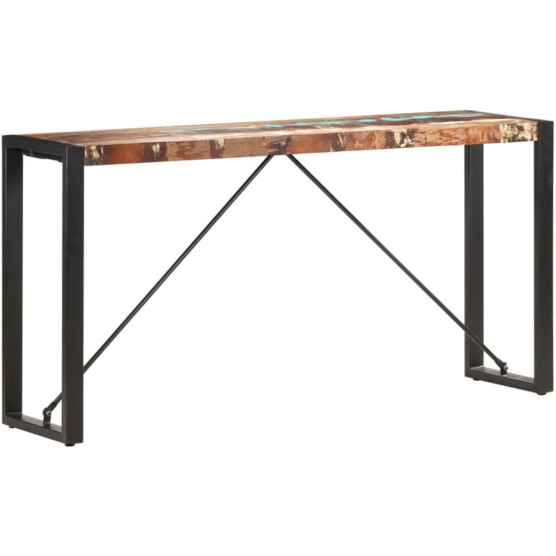

Mesa consola de madera maciza reciclada 150x35x76 cm