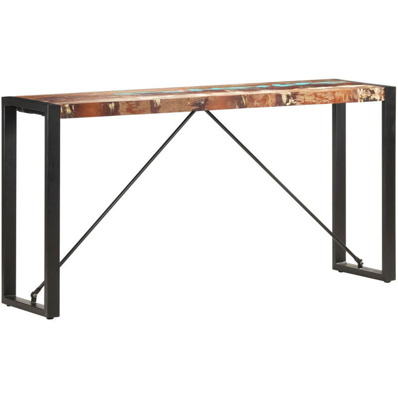 

Mesa consola de madera maciza reciclada 150x35x76 cm