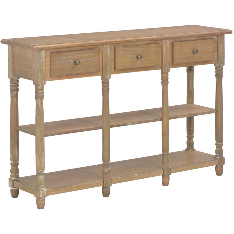 

Youthup - Mesa consola de MDF 120x30x76 cm - Marrón