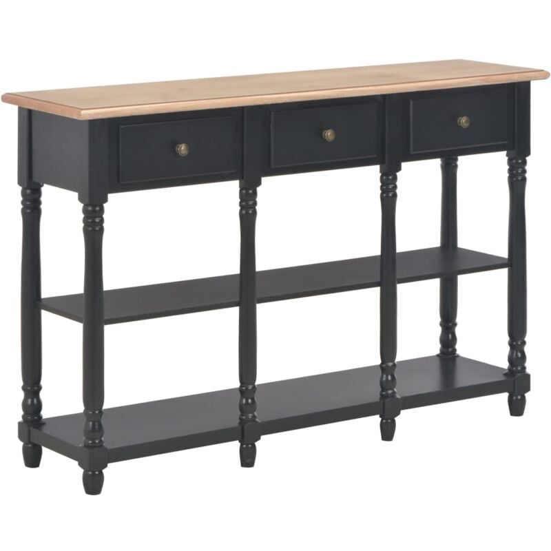 

Mesa Consola de MDF 120x30x76 cm Negra - Negro - Vidaxl