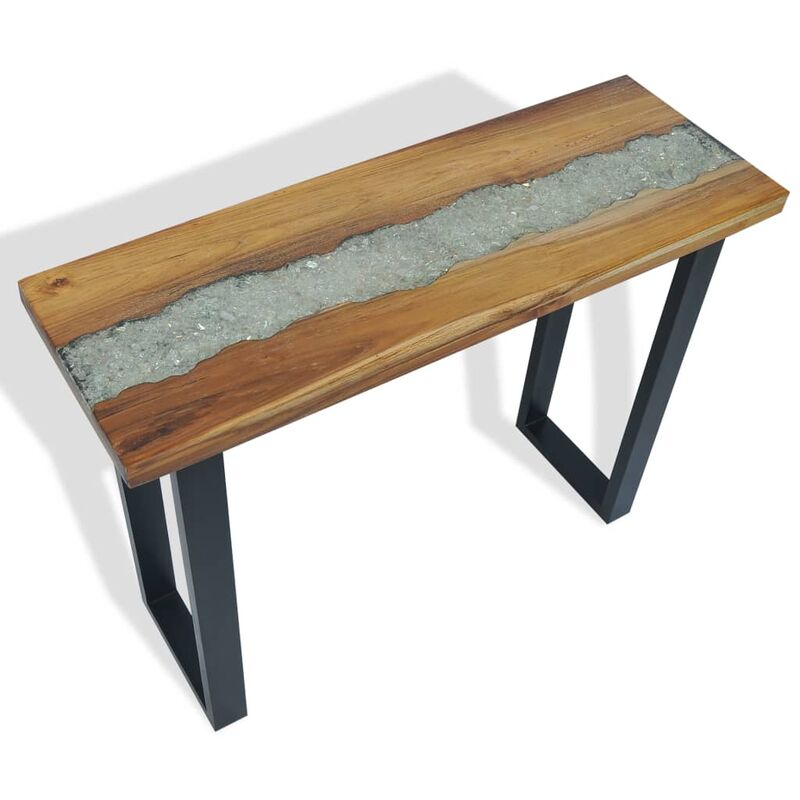 

Mesa consola de teca 100x35x75 cm