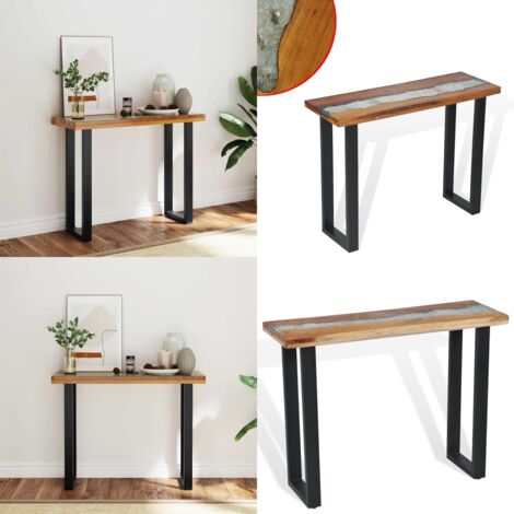 Mesa consola de teca 100x35x75 cm - Mesa de teca - Mesa de madera