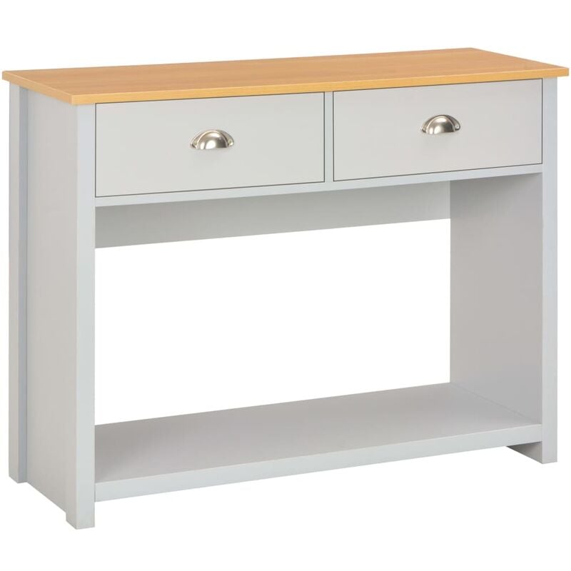 

Mesa consola gris 97x35x76 cm