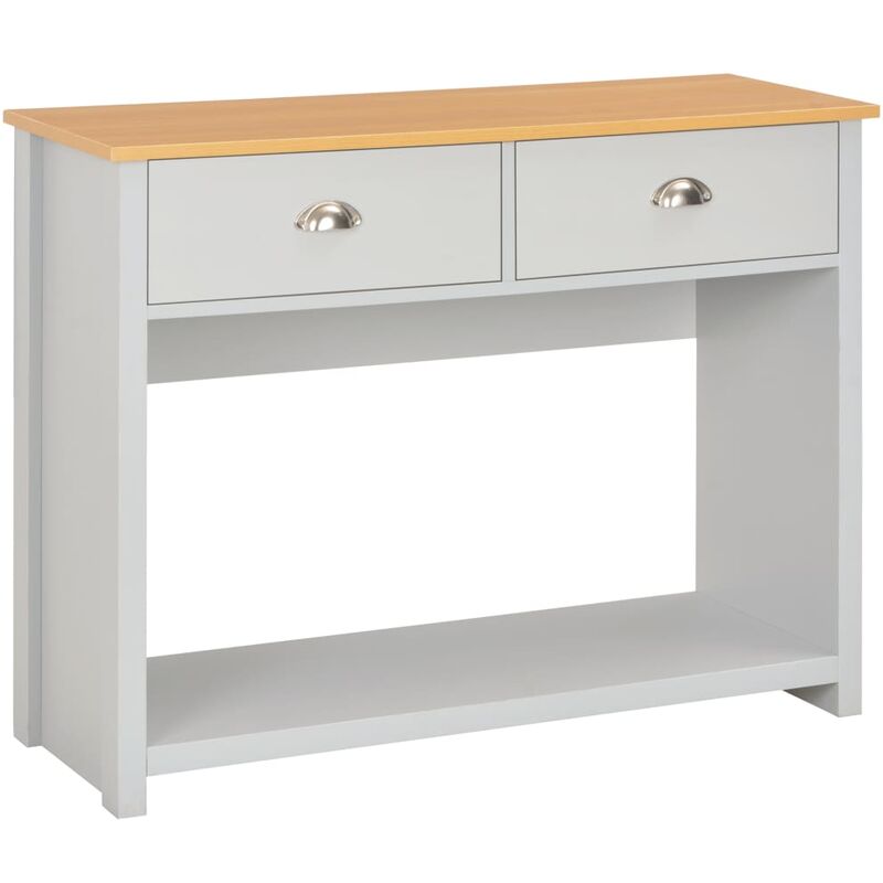 

Mesa consola gris 97x35x76 cm