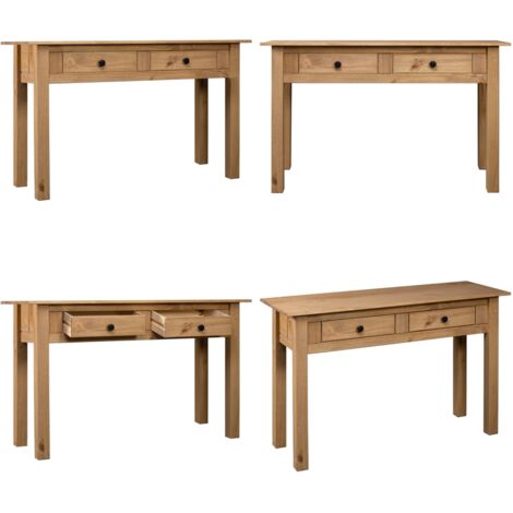 Mesa consola madera maciza pino Panamá Range 110x40x72 cm - Mesa de madera - Mesa de pino